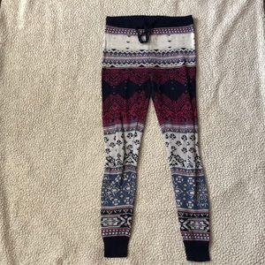 American eagle printed thick leggings